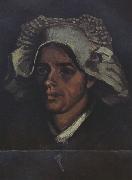 Vincent Van Gogh, Head of a Peasant Woman with White Cap (nn04)